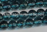 CNC422 15.5 inches 8mm round dyed natural white crystal beads