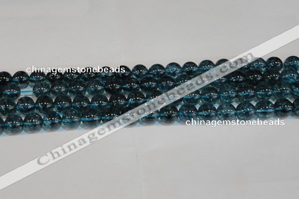 CNC423 15.5 inches 10mm round dyed natural white crystal beads