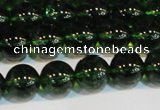 CNC442 15.5 inches 8mm round dyed natural white crystal beads