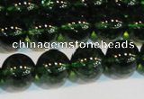 CNC443 15.5 inches 10mm round dyed natural white crystal beads