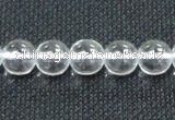 CNC59 15.5 inches 10mm round grade A natural white crystal beads