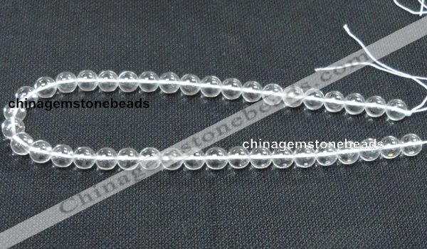 CNC59 15.5 inches 10mm round grade A natural white crystal beads