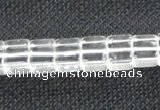 CNC60 15.5 inches 8*8mm cube grade A natural white crystal beads