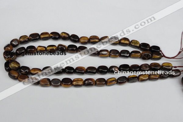 CNG01 15.5 inches 9*12mm nuggets yellow tiger eye gemstone beads