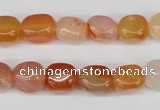 CNG06 15.5 inches 9*12mm nuggets agate gemstone beads