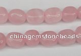 CNG07 15.5 inches 9*12mm nuggets rose quartz gemstone beads