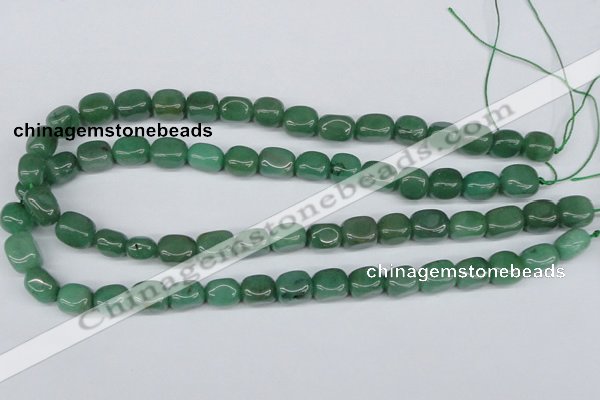 CNG08 15.5 inches 9*12mm nuggets green aventurine beads