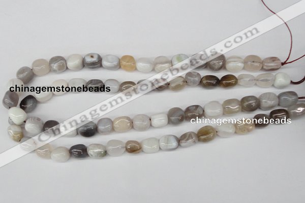 CNG10 15.5 inches 9*12mm nuggets botswana agate gemstone beads