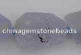 CNG1018 15.5 inches 18*25mm - 25*35mm nuggets blue chalcedony beads