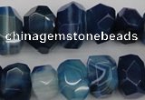 CNG1036 15.5 inches 10*14mm - 13*18mm faceted nuggets agate beads