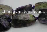 CNG1048 15.5 inches 12*16mm - 25*35mm nuggets charoite gemstone beads