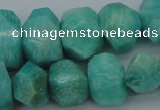 CNG1072 15.5 inches 13*18mm - 15*20mm faceted nuggets amazonite beads