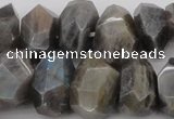 CNG1073 15.5 inches 12*16mm - 15*20mm faceted nuggets labradorite beads