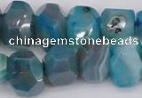 CNG1078 15.5 inches 10*14mm - 15*20mm faceted nuggets agate beads