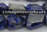 CNG1088 15.5 inches 15*20mm - 18*25mm faceted nuggets lapis lzuli beads