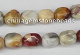 CNG11 15.5 inches 9*12mm nuggets agate gemstone beads