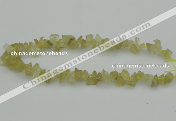 CNG1117 15.5 inches 8*12mm - 13*18mm nuggets lemon quartz beads