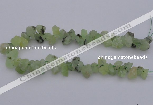 CNG1120 15.5 inches 8*12mm - 13*18mm nuggets green rutilated quartz beads