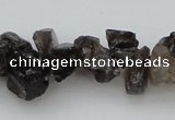 CNG1122 15.5 inches 8*12mm - 13*18mm nuggets smoky quartz beads