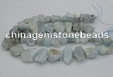 CNG1125 15.5 inches 12*16mm - 20*25mm nuggets aquamarine beads