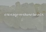 CNG1128 15.5 inches 8*12mm - 13*18mm nuggets white crystal beads