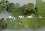 CNG1136 8*12mm - 13*18mm nuggets green rutilated quartz beads