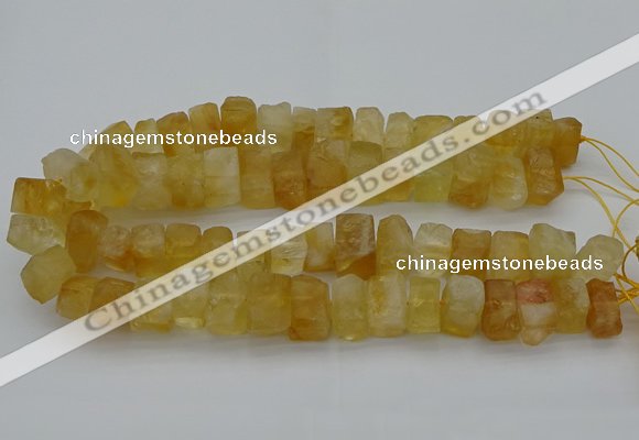 CNG1174 15.5 inches 12*16mm - 15*20mm nuggets citrine beads