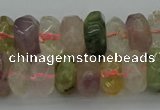 CNG1182 15.5 inches 6*14mm - 8*14mm nuggets mixed quartz beads