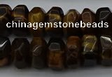 CNG1185 15.5 inches 6*14mm - 8*14mm nuggets yellow tiger eye beads