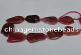 CNG1209 15.5 inches 25*35mm - 35*45mm freeform agate beads