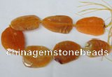 CNG1211 15.5 inches 35*45mm - 45*55mm freeform agate beads
