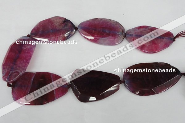 CNG1212 15.5 inches 30*45mm - 40*50mm freeform agate beads