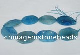 CNG1214 15.5 inches 25*40mm - 30*45mm freeform agate beads