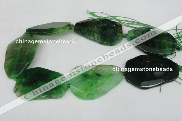 CNG1215 15.5 inches 35*40mm - 40*55mm freeform agate beads