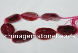 CNG1220 15.5 inches 30*45mm - 40*55mm freeform agate beads