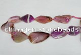 CNG1230 15.5 inches 25*35mm - 30*50mm freeform agate beads