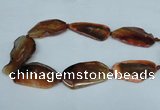 CNG1235 15.5 inches 25*40mm - 30*55mm freeform agate beads