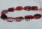 CNG1239 15.5 inches 25*35mm - 30*45mm freeform agate beads