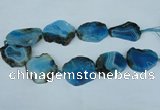 CNG1241 15.5 inches 30*40mm - 40*50mm freeform agate beads