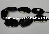 CNG1249 15.5 inches 35*40mm - 45*50mm freeform agate beads