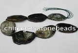 CNG1255 15.5 inches 35*45mm - 40*60mm freeform agate beads