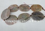 CNG1256 15.5 inches 40*50mm - 45*55mm freeform agate beads