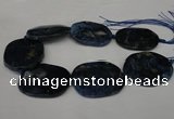 CNG1260 15.5 inches 40*50mm - 45*55mm freeform agate beads