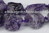 CNG1306 15.5 inches 8*12mm – 25*35mm nuggets amethyst beads