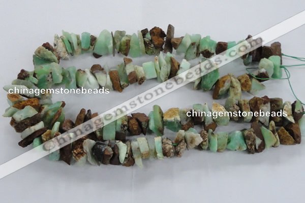 CNG1316 15.5 inches 12*16mm - 15*20mm nuggets australia chrysoprase beads