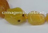 CNG1355 15.5 inches 8*10mm - 20*25mm faceted nuggets agate beads