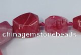 CNG1356 15.5 inches 8*10mm - 20*25mm faceted nuggets agate beads