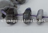 CNG1375 15.5 inches 8*14mm - 10*30mm faceted nuggets agate beads