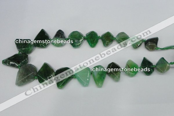 CNG1389 15.5 inches 15*20mm - 20*35mm freeform agate beads