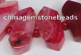 CNG1393 15.5 inches 15*25mm - 20*40mm wand agate gemstone beads